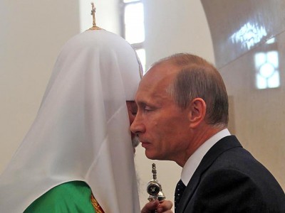 Патриарх Кирилл и Путин